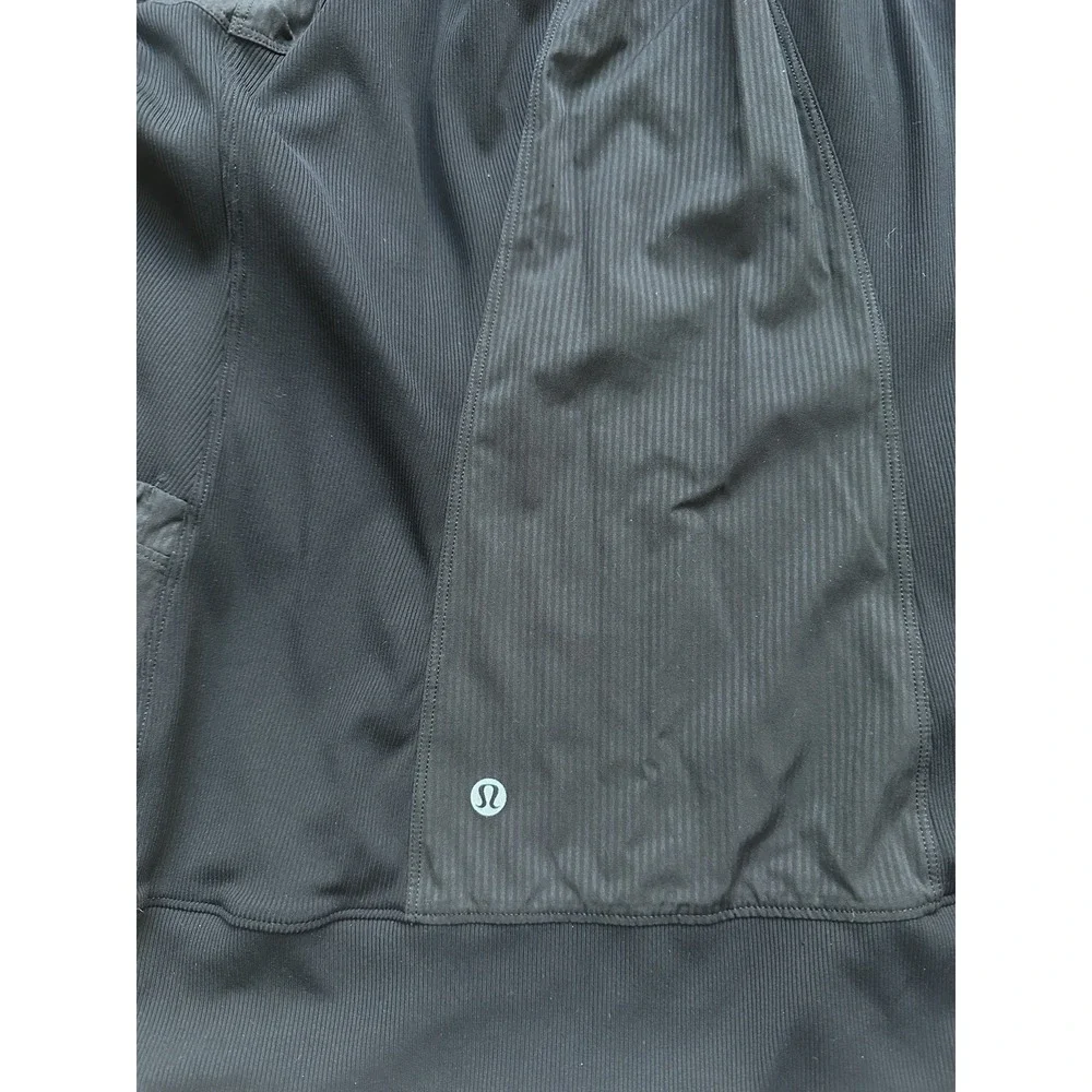 Lululemon Dance Studio Jacket III Reversible Heathered Black Size 6